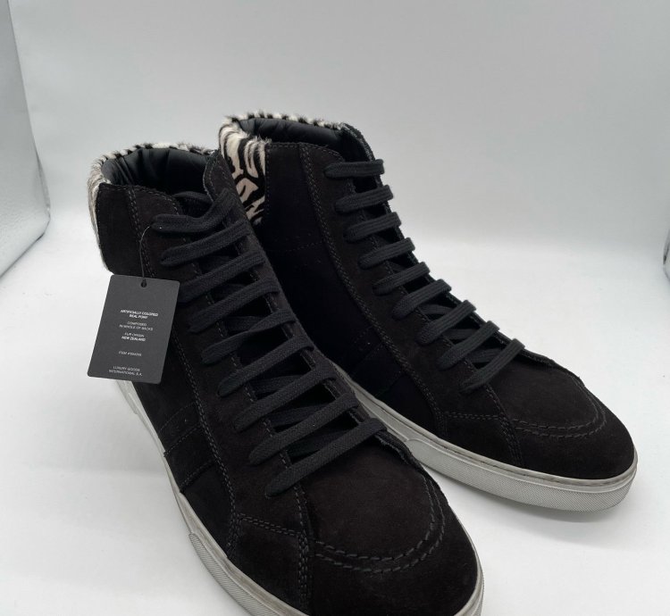 65 Off Saint Laurent Nubuck Hi Top Sneakers