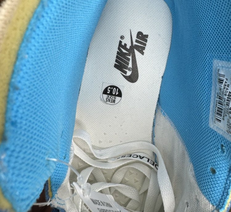 Air Jordan 1 Off-white University Blue