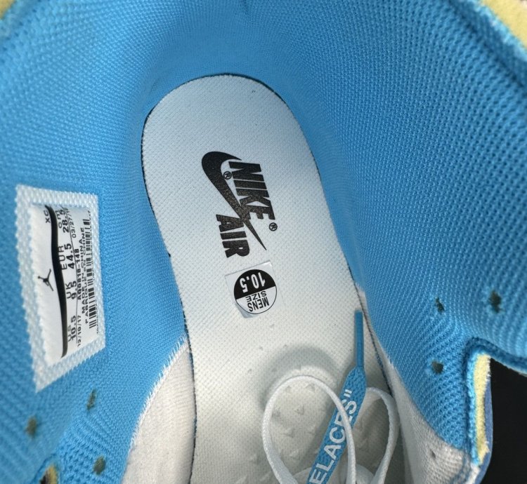 Air Jordan 1 Off-white University Blue