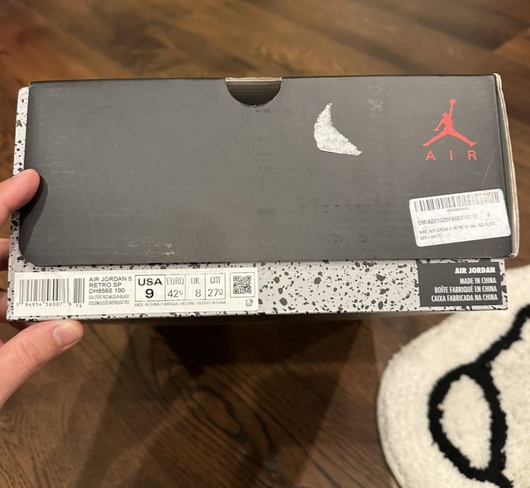 Air Jordan 5 Off White Sail