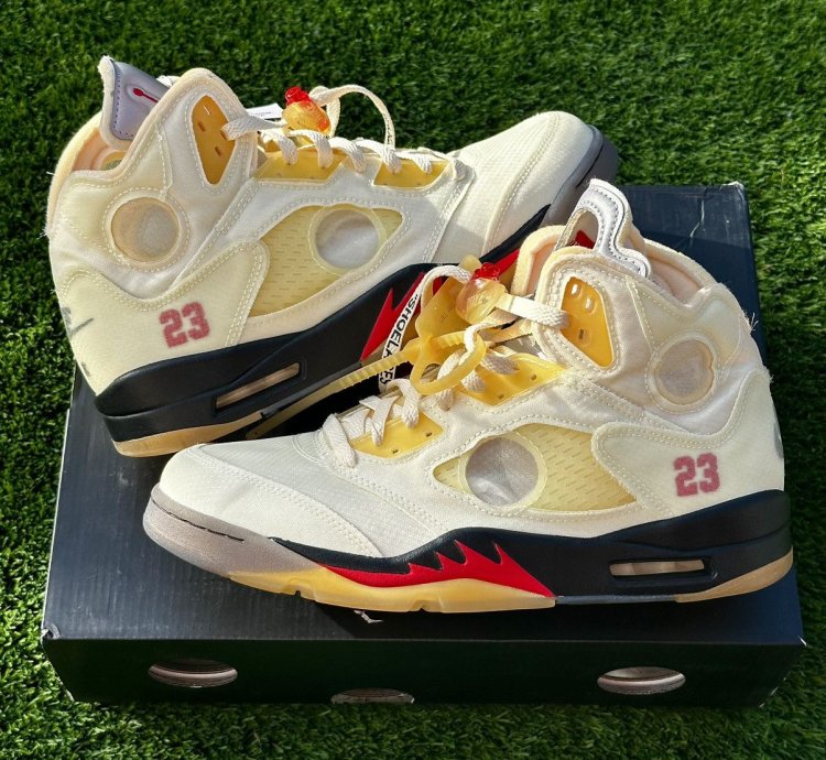 Air Jordan 5 Off-white Sail