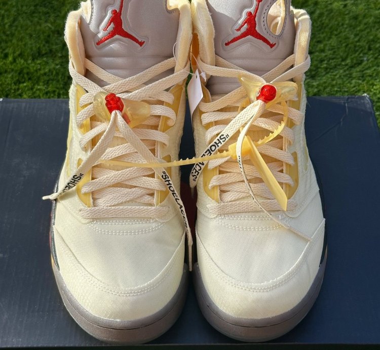 Air Jordan 5 Off-white Sail