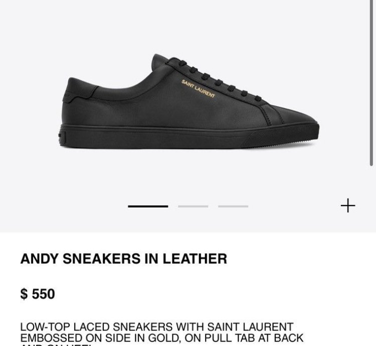 Andy Low Top Sneakers In Leather