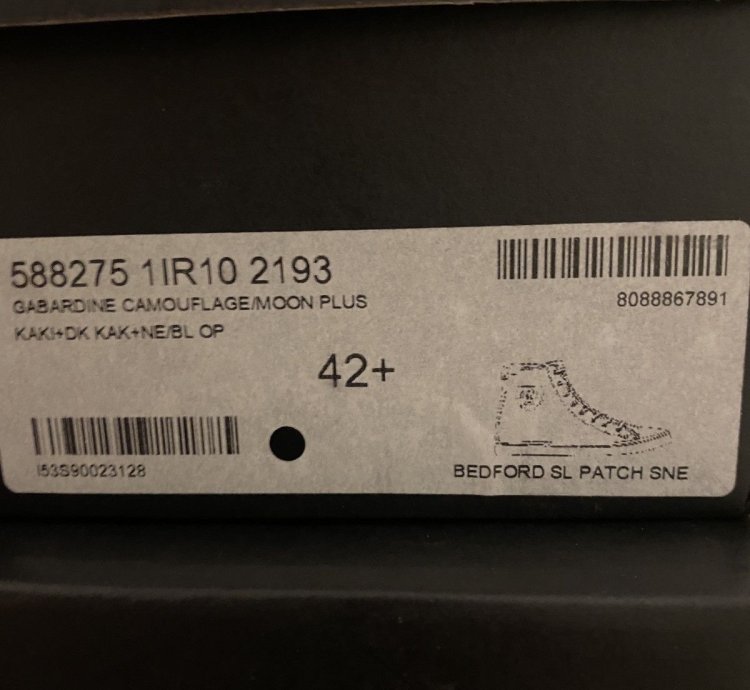 Bedford Camouflage Hi Tops New In Box Retail