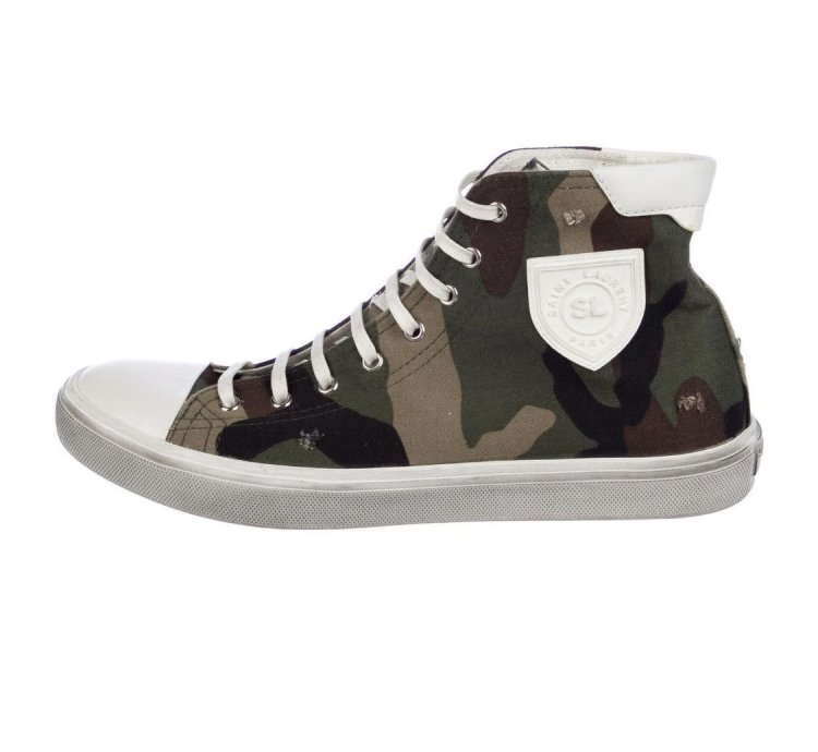 Bedford Camouflage Hi Tops Size 44 Nib