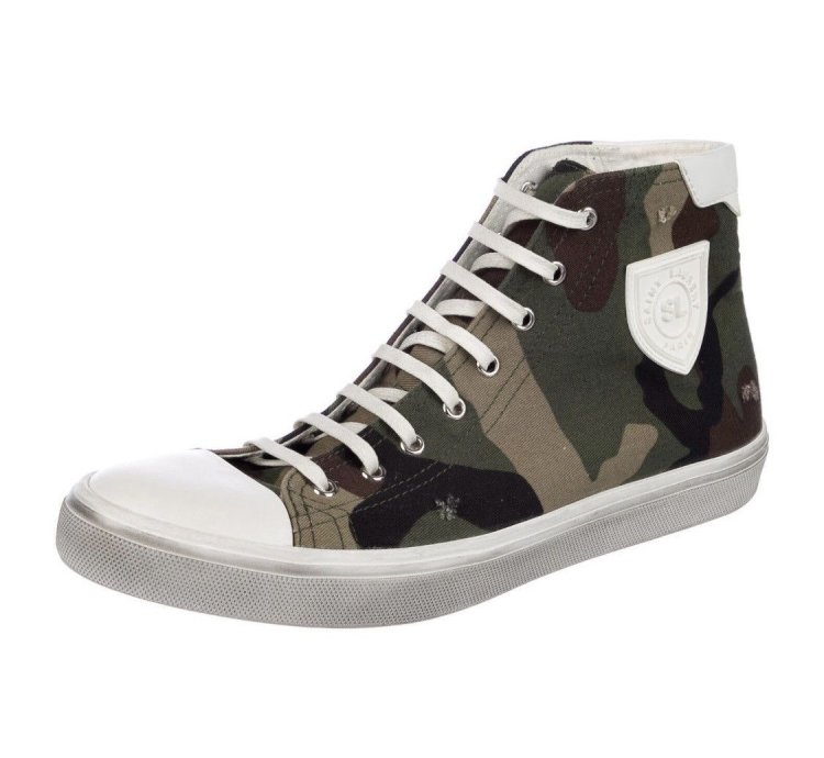 Bedford Camouflage Hi Tops Size 44 Nib