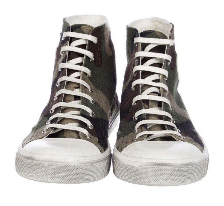 Bedford Camouflage Hi Tops Size 44 Nib
