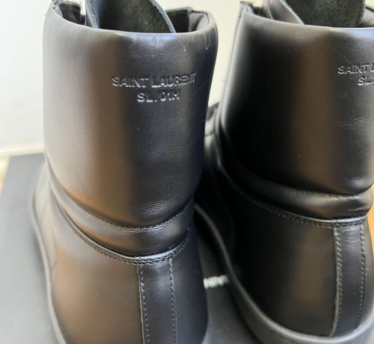 Black Leather Sl01h Classic Sz Eu42 5