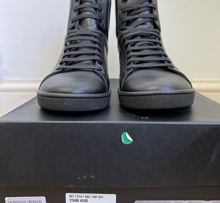 Black Leather Sl01h Classic Sz Eu42 5