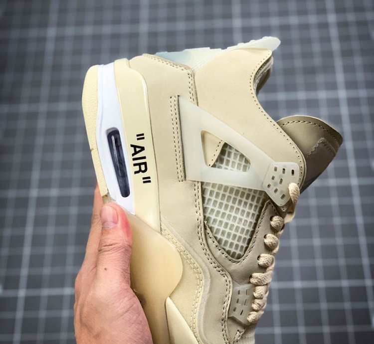 Jordan 4 Retro Off-white Sail