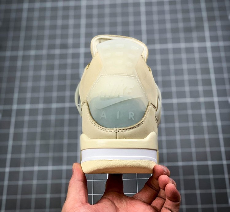 Jordan 4 Retro Off-white Sail