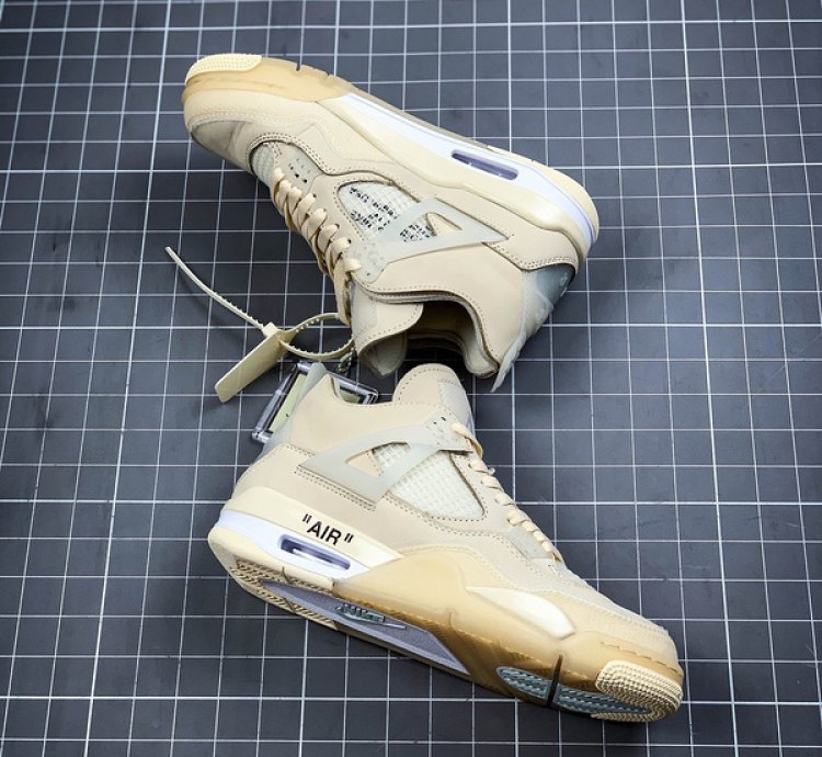 Jordan 4 Retro Off-white Sail