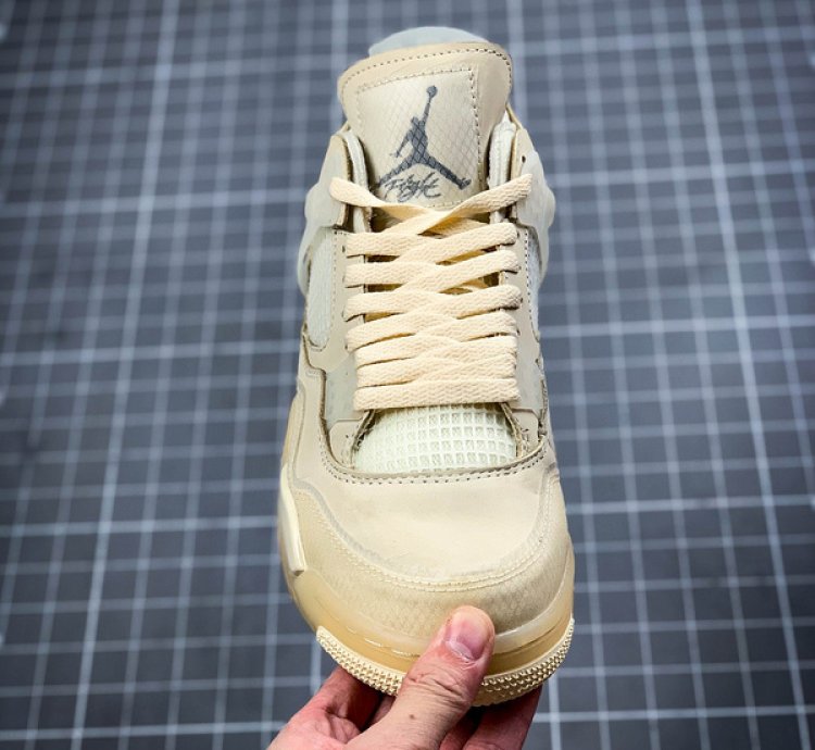 Jordan 4 Retro Off-white Sail