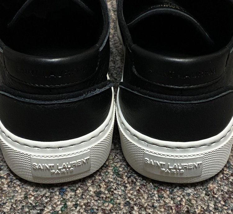 Black Leather Venice Sneaker
