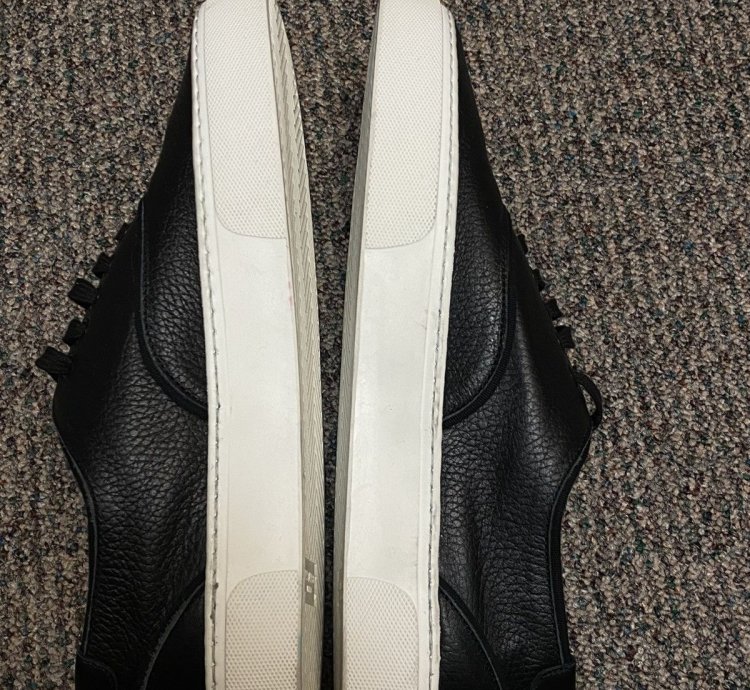 Black Leather Venice Sneaker