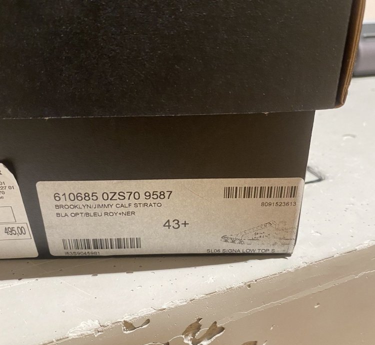 Bnwt Saint Laurent Court Sneaker