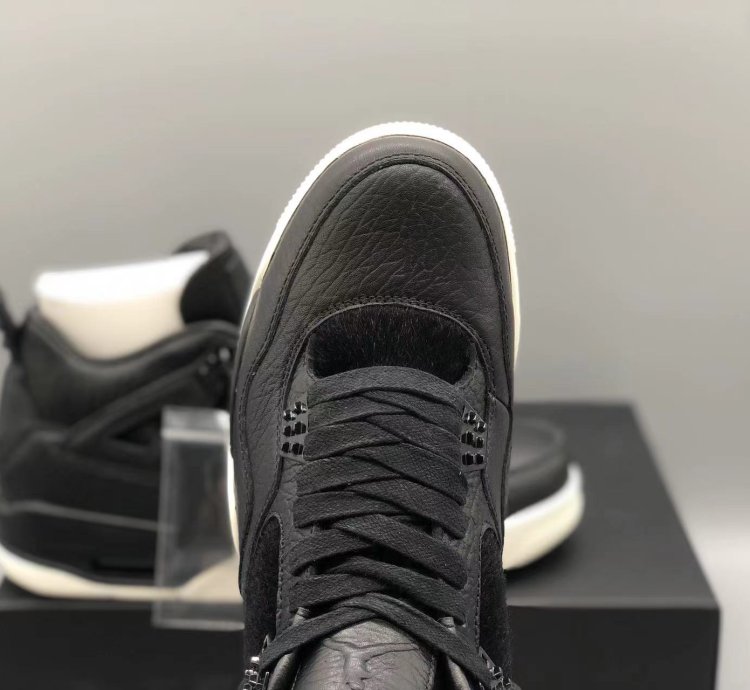 Nike Air Jordan 4 Retro Pony Hair Black