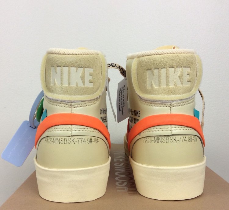 Brand New Nike Blazer Mid Off-white All Hallow Eve Shoes