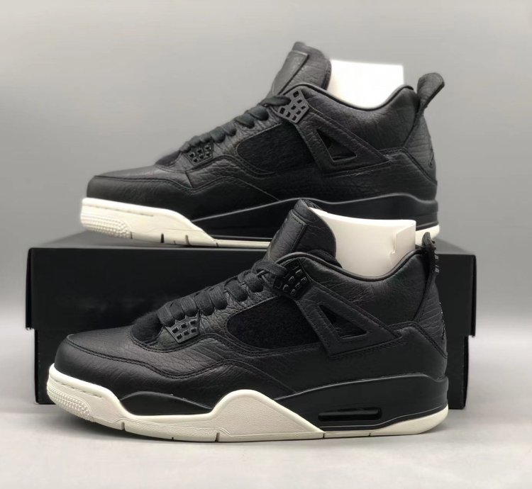 Nike Air Jordan 4 Retro Pony Hair Black