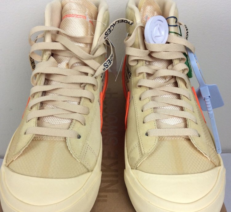 Brand New Nike Blazer Mid Off-white All Hallow Eve Shoes