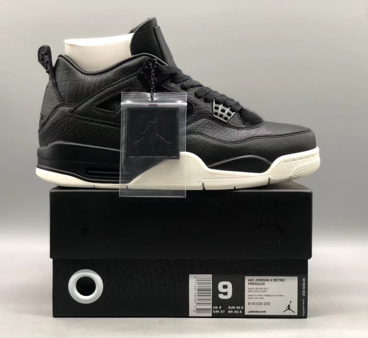 Nike Air Jordan 4 Retro Pony Hair Black