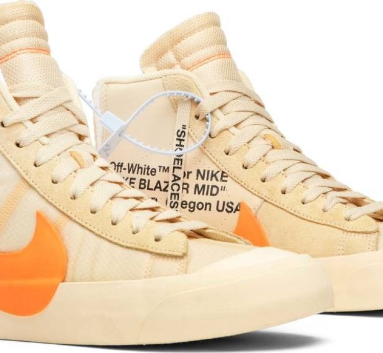 Brand New Nike Blazer Mid Off-white All Hallow Eve Shoes
