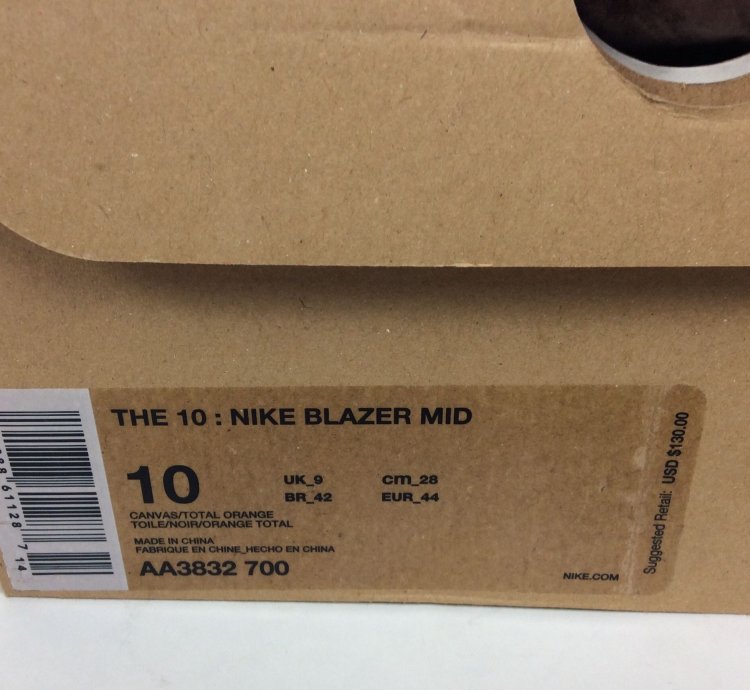 Brand New Nike Blazer Mid Off-white All Hallow Eve Shoes