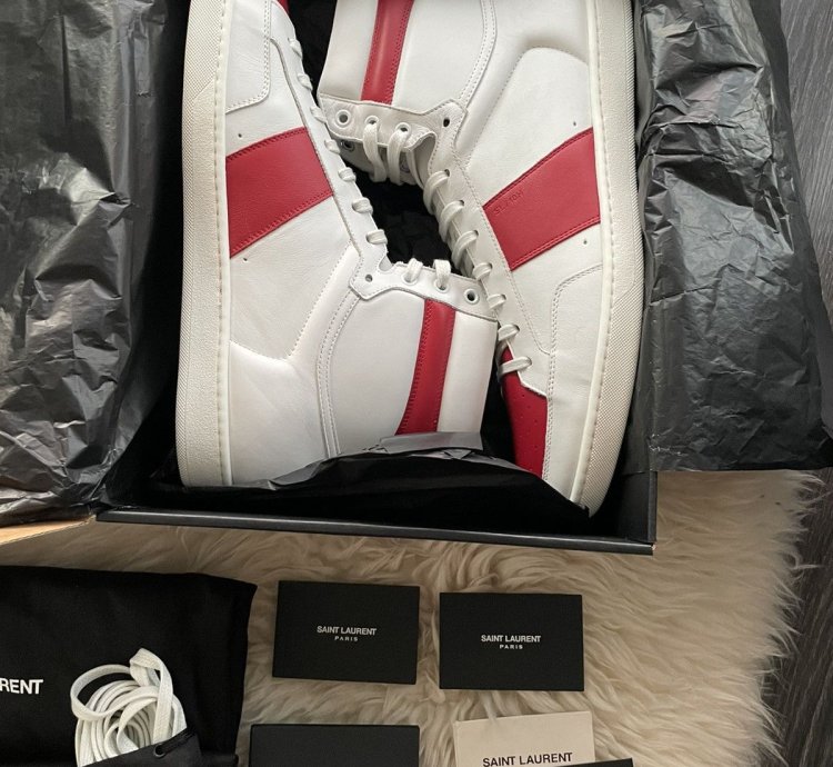 Brandnew Sold Out Moon Plus Sl 10h Leather High Top Sneakers