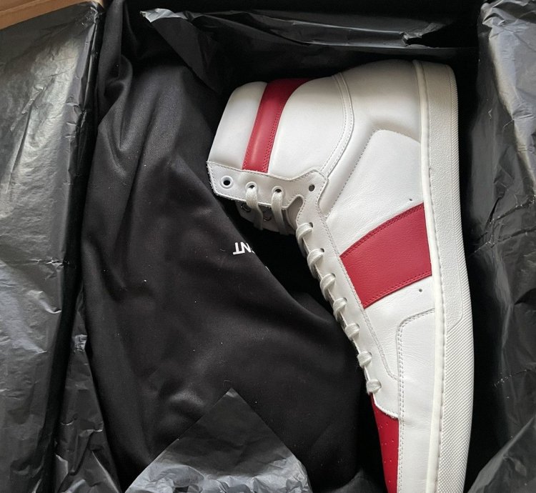Brandnew Sold Out Moon Plus Sl 10h Leather High Top Sneakers