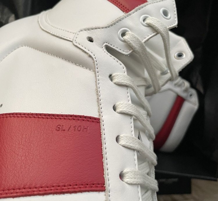 Brandnew Sold Out Moon Plus Sl 10h Leather High Top Sneakers