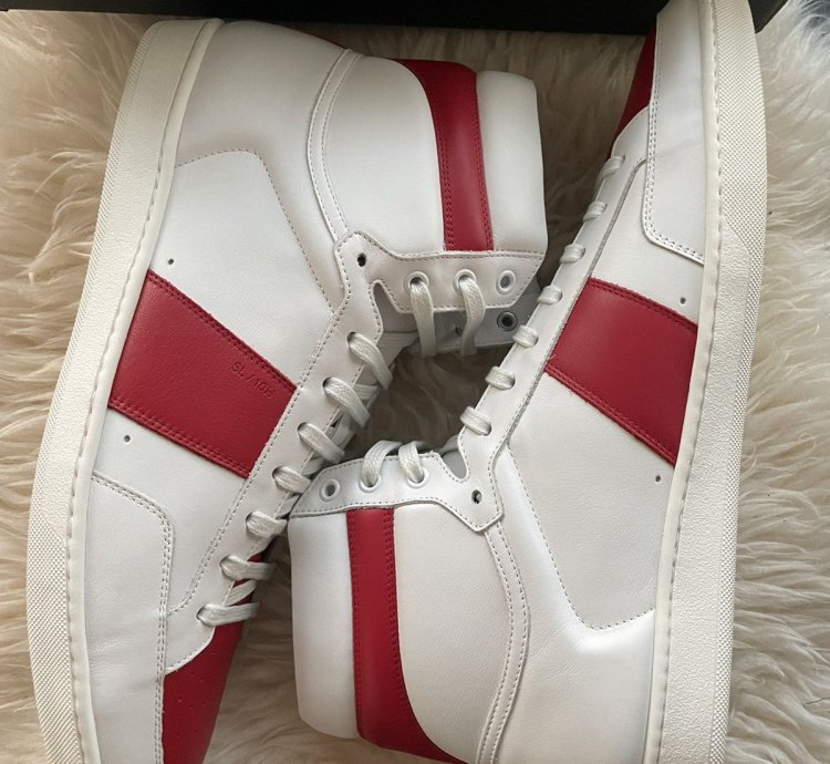 Brandnew Sold Out Moon Plus Sl 10h Leather High Top Sneakers