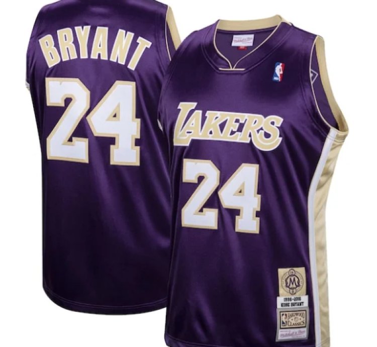Kobe Bryant Los Angeles Lakers Hall Of Fame Class Of 2020 24 Authentic Hardwood Classics Jersey - Purple