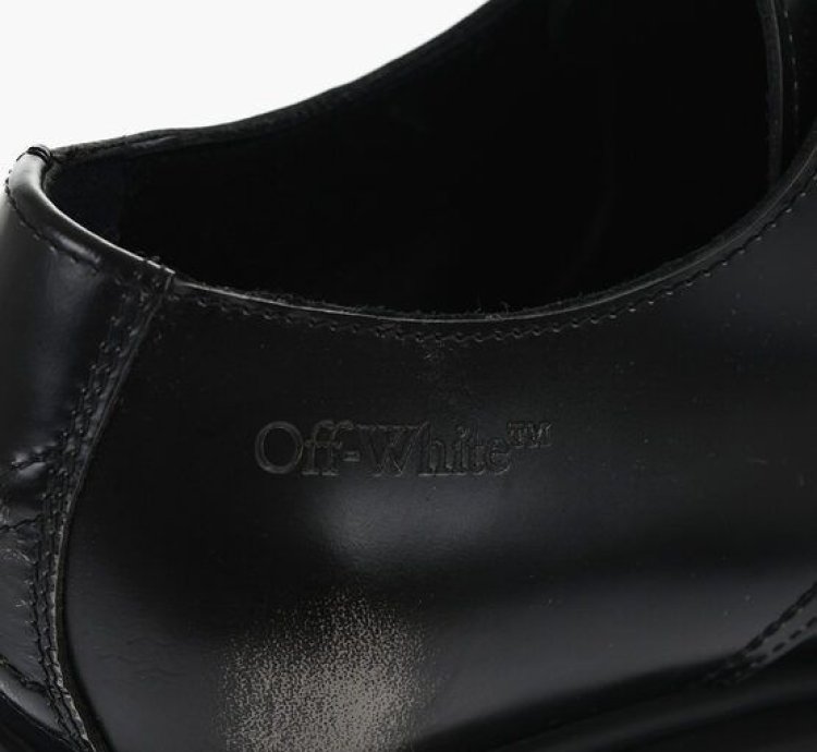 Brushed Leather Exploration Derby With Chunky Sole