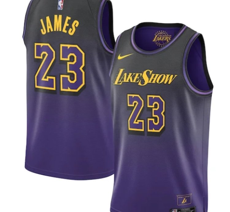 Lebron James Los Angeles Lakers Nike Unisex 202425 Swingman Player Jersey - City Edition - Purple