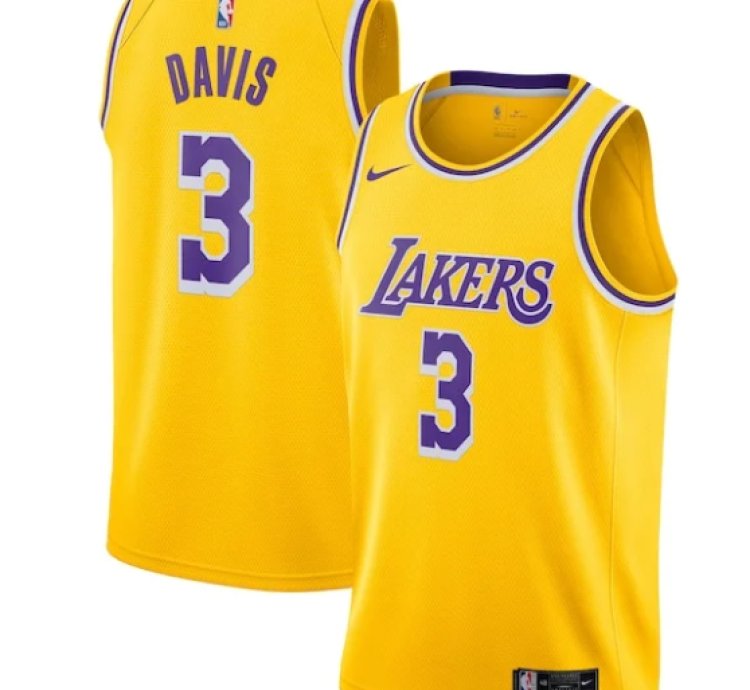 Anthony Davis Los Angeles Lakers Nike Swingman Jersey Gold - Icon Edition