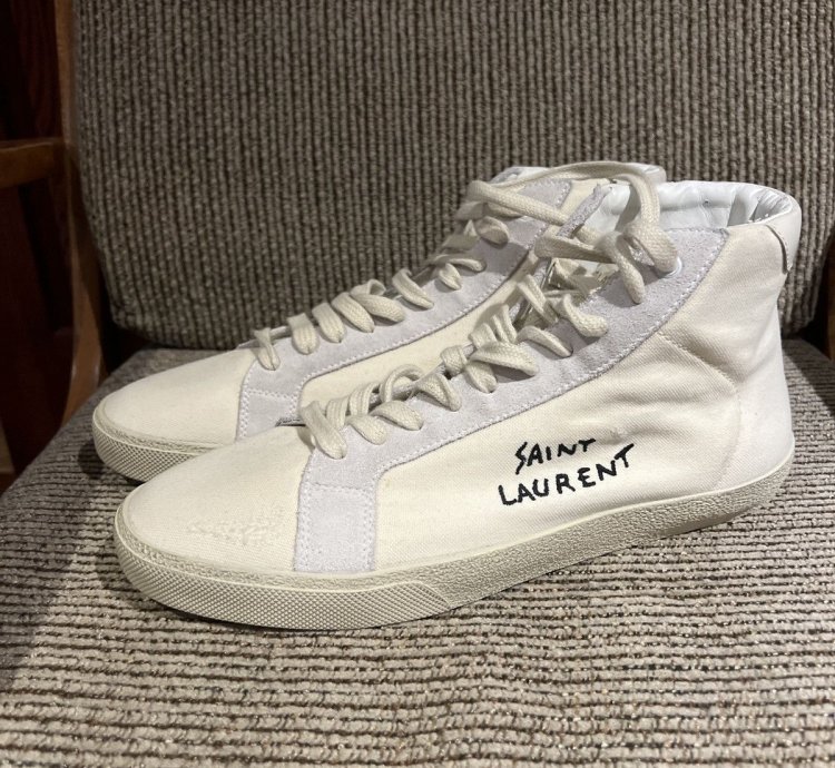 Embroidered Canvas High Top