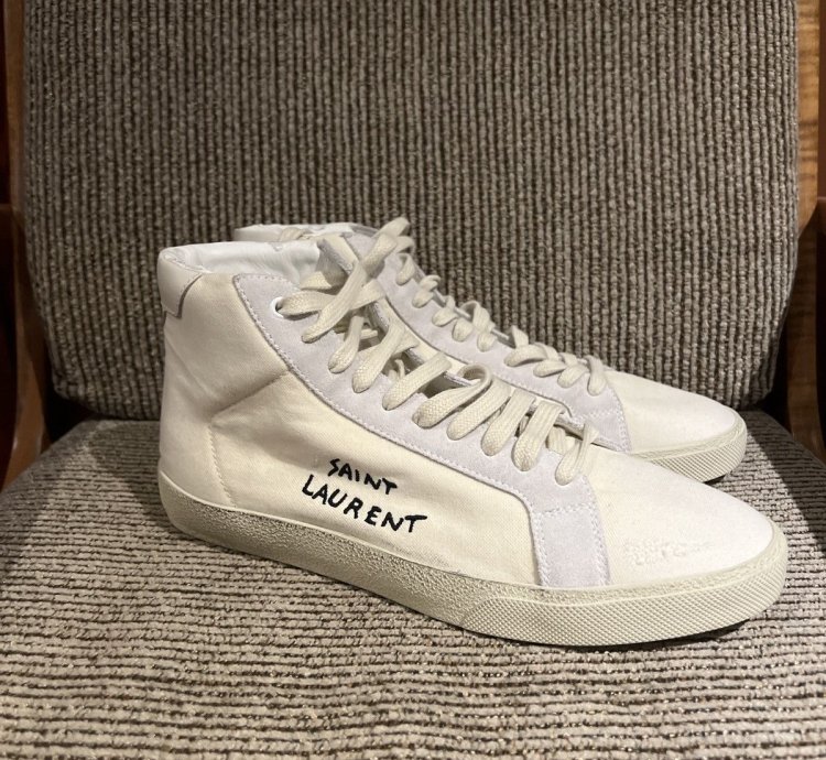 Embroidered Canvas High Top