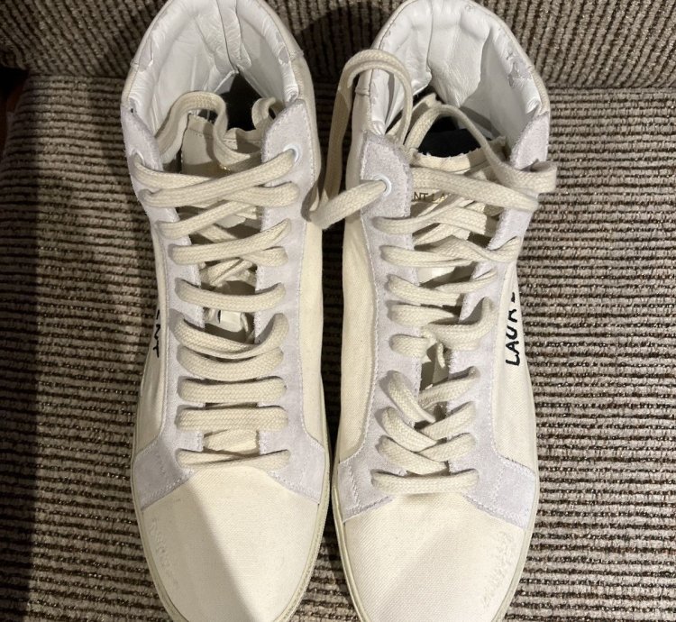 Embroidered Canvas High Top