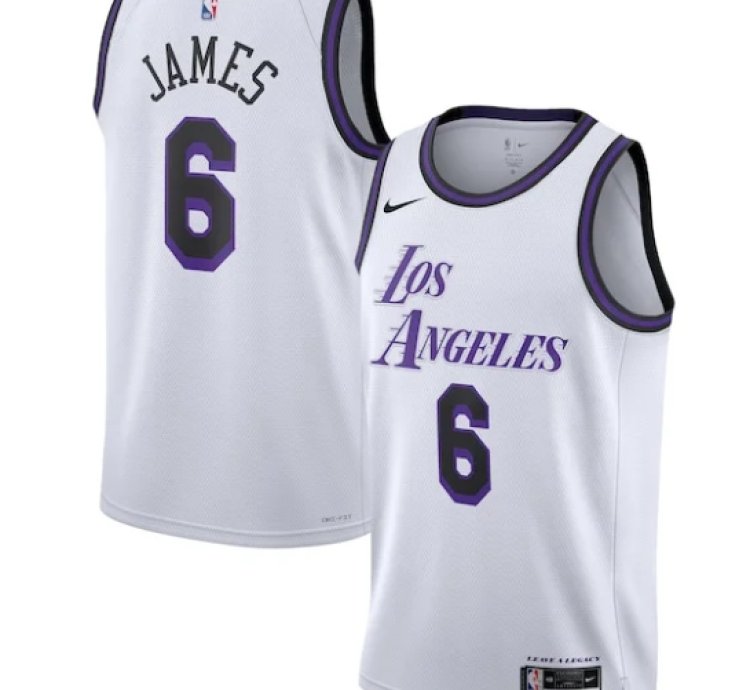 Lebron James Los Angeles Lakers Nike Unisex 202223 Swingman Jersey - City Edition - White
