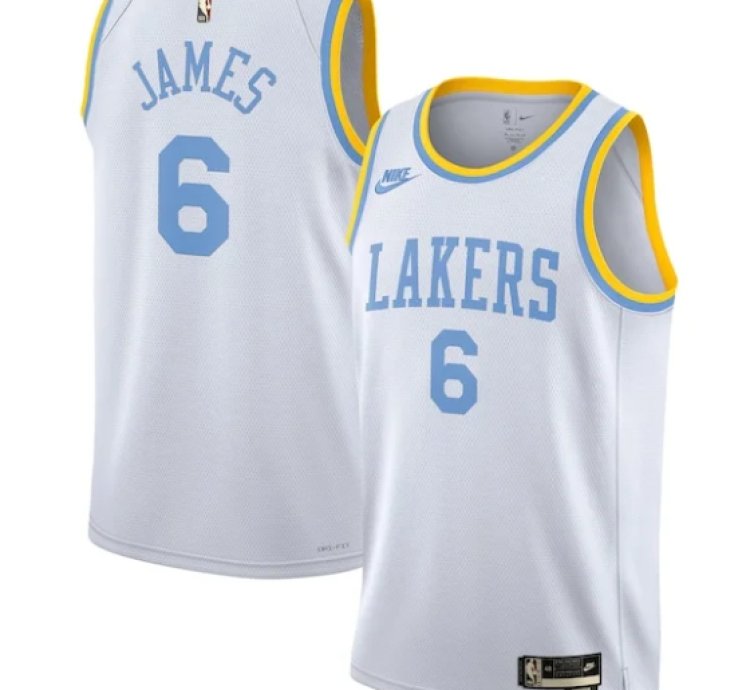 Lebron James Los Angeles Lakers Nike Swingman Jersey - Classic Edition - White