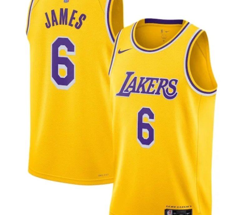 Lebron James Los Angeles Lakers Nike Unisex Swingman Jersey - Icon Edition - Gold