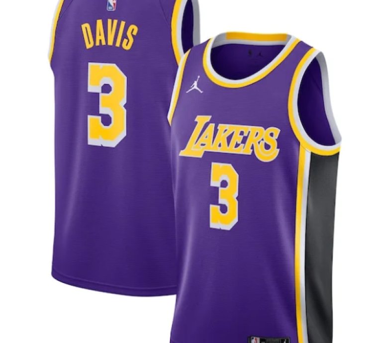 Anthony Davis Los Angeles Lakers Jordan Brand 202021 Swingman Jersey - Statement Edition - Purple