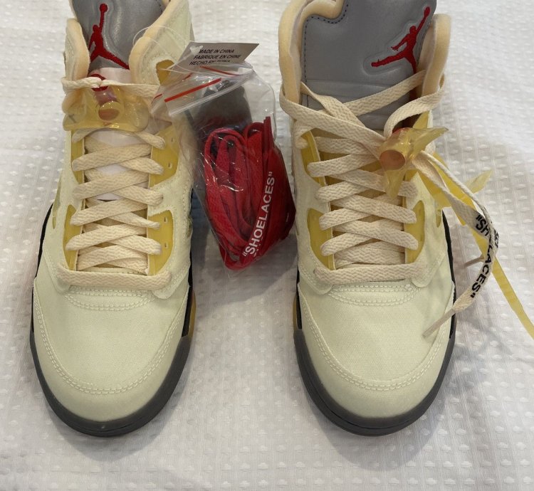 Jordan 5 Retro Off-white Sail