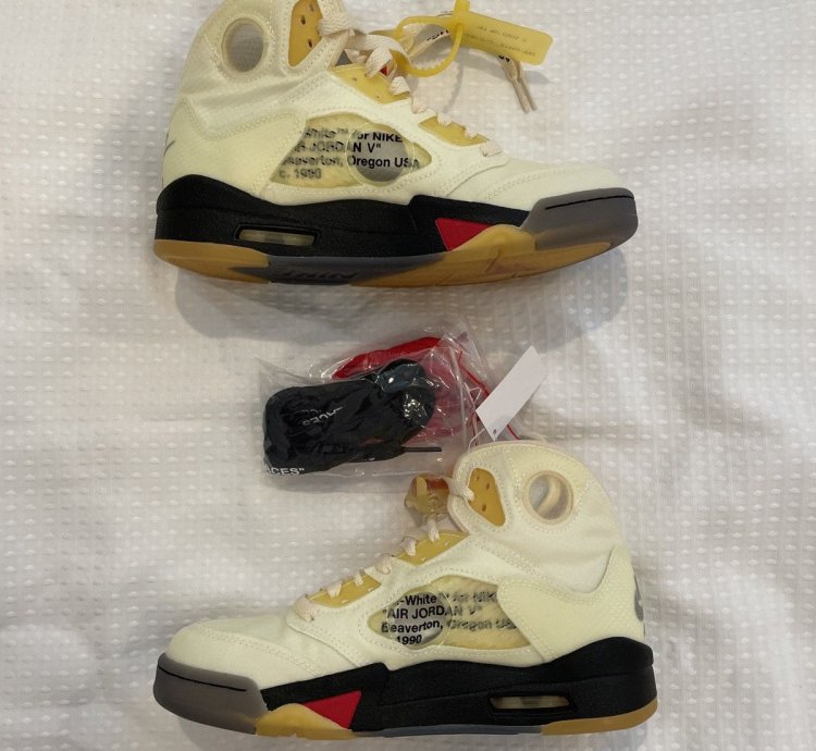 Jordan 5 Retro Off-white Sail