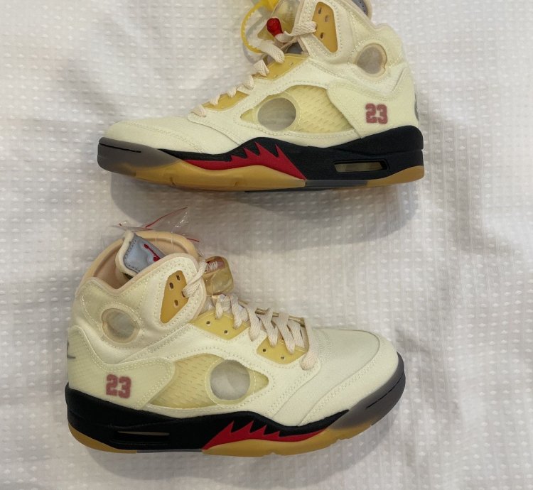 Jordan 5 Retro Off-white Sail