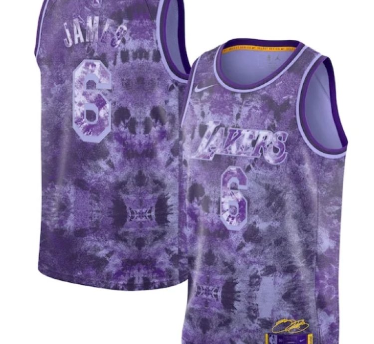 Lebron James Los Angeles Lakers Nike Unisex Select Series Swingman Jersey - Purple
