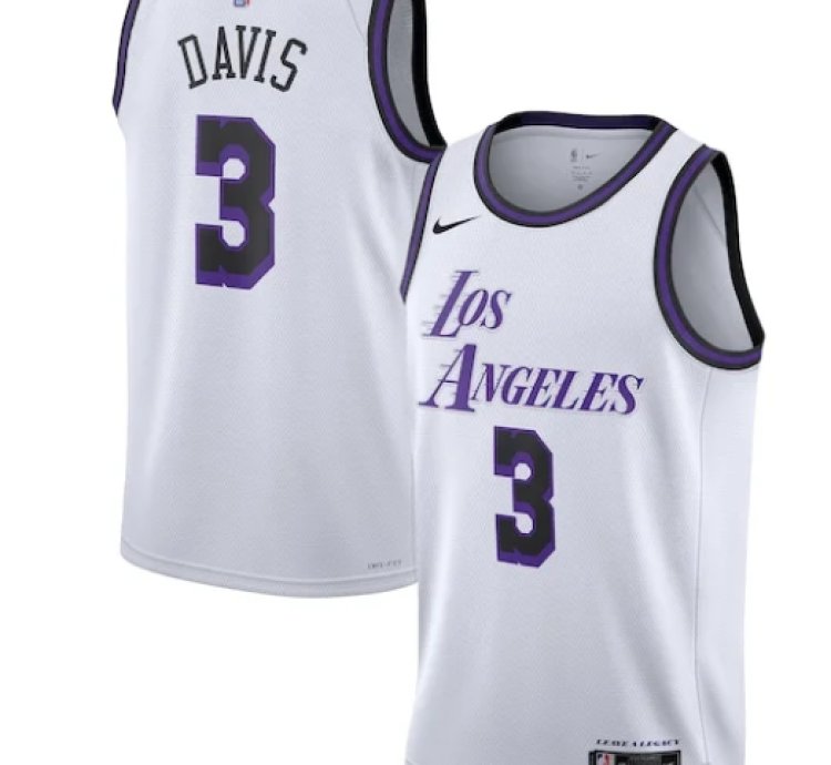 Anthony Davis Los Angeles Lakers Nike Unisex 202223 Swingman Jersey - City Edition - White