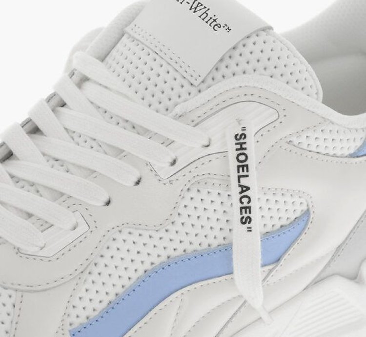 Leather And Fabric Kick Off Low Top Sneakers