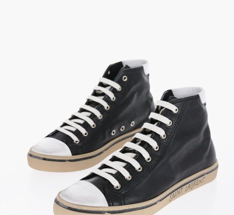 Leather Malibu High-top Sneakers