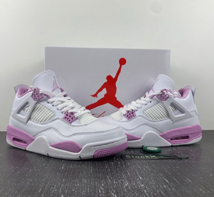 Nike Air Jordan 4 White Pink Oreo